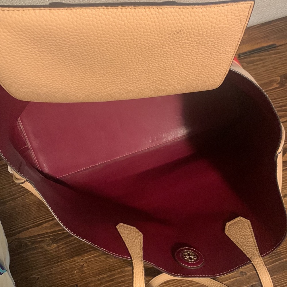 TORY BURCH color stripe tote - rare! Great condition! - Picture 16 of 16